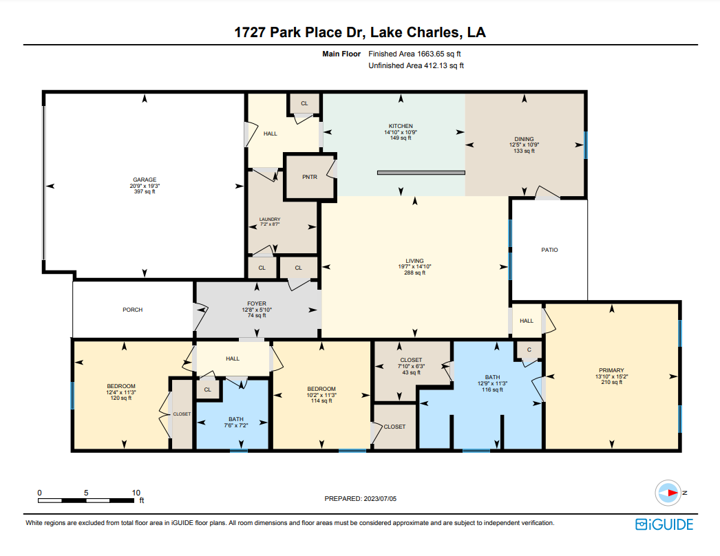 1727 Park Place Dr 3 Beds House for Rent - Photo gallery 2